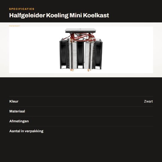 Allecto - Halfgeleider Koeling - Mini Koelkast - Elektrisch Koelapparaat - 12V 10A - Koeltechnologie - Ideaal voor Huisdieren - Compact Formaat van Allecto — afbeelding 3