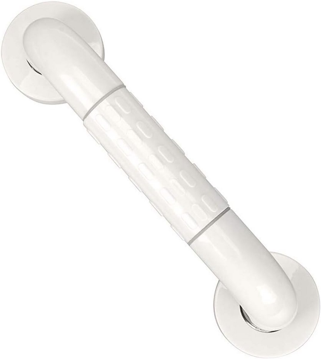 Badkamer handgreep - Veiligheidsgreep douche - Veilig douchen - Met lichtring - 30 cm - Wit