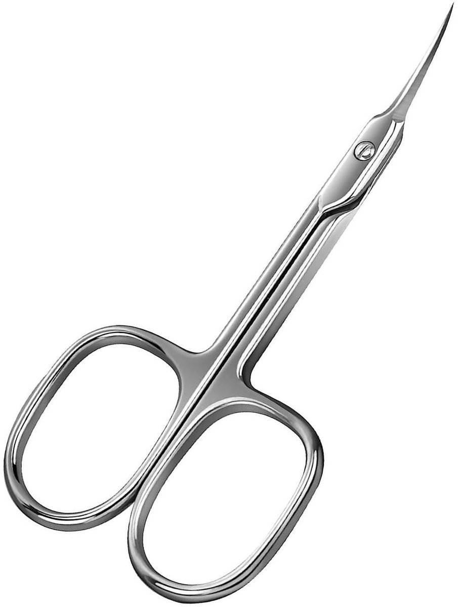 Dailygoods- Nagelschaar Gebogen Ontwerp - Huidschaar - Nagelriemschaar - Voor Vingernagels - Teennagels - Nauwkeurig Snijden - Schoonheidsschaar