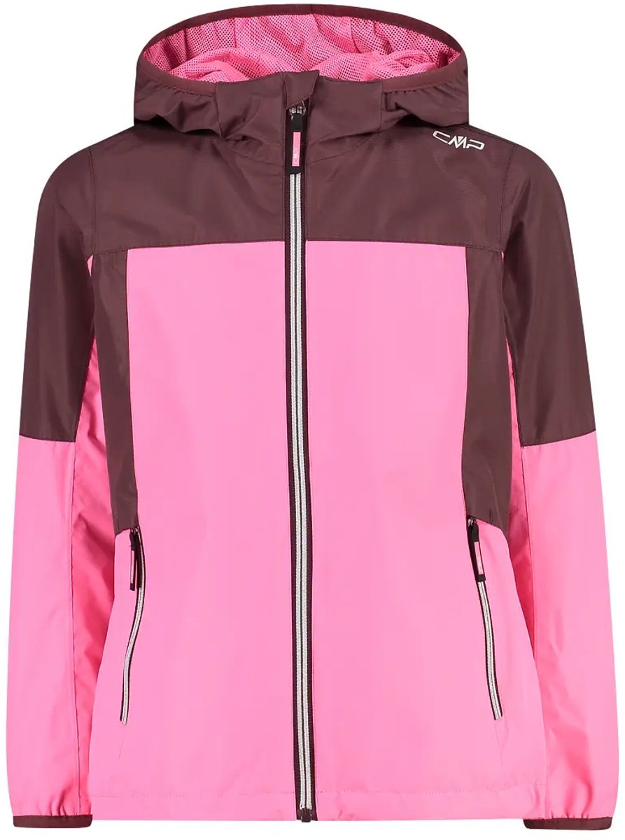 Waterproof jack met capuchon voor meisjes CMP Roze