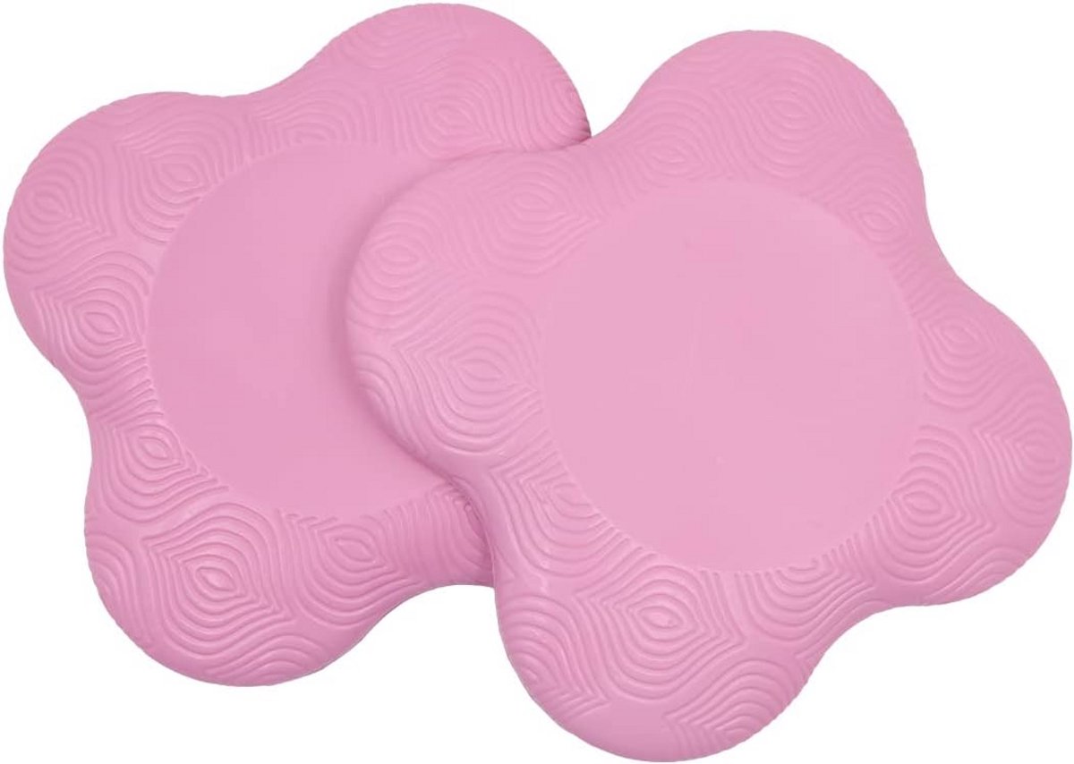 Yoga Kniebeschermers - Pilates Mat - Comfortabel Trainen - Antislip Oppervlak - 2 Stuks 20cm - Roze