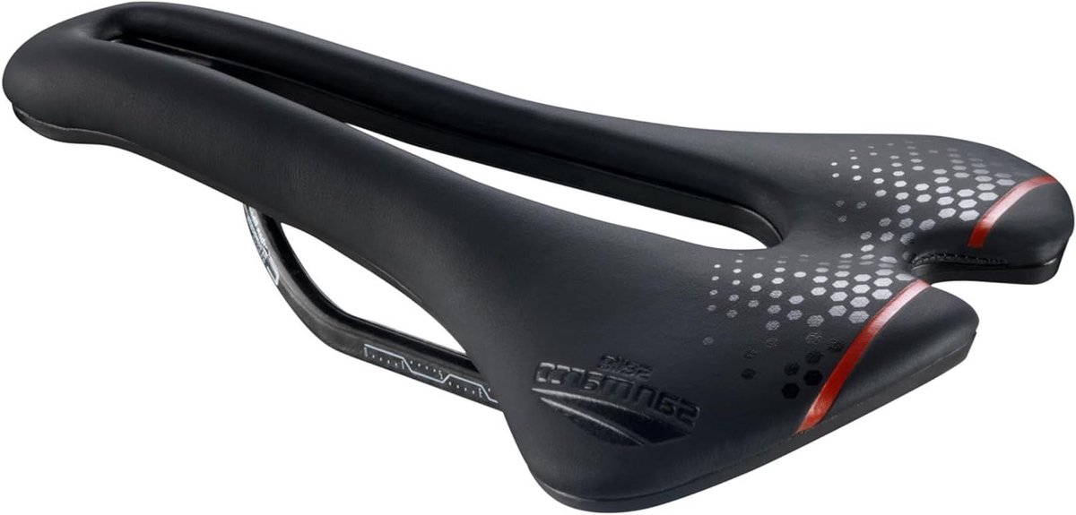 Racefietszadel - Fietszadel Weg - Wegfietsen Prestaties - Carbon DNA Frame - 155 x 250 mm - Zwart