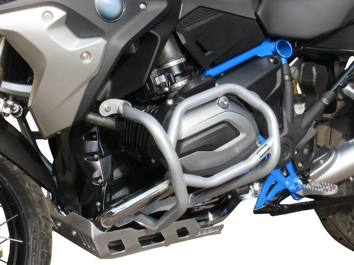 Motor Valbeugel - Frame Bescherming - Motor Beschermen - Gepoedercoat Staal - Voor Specifieke Modellen - Zilver