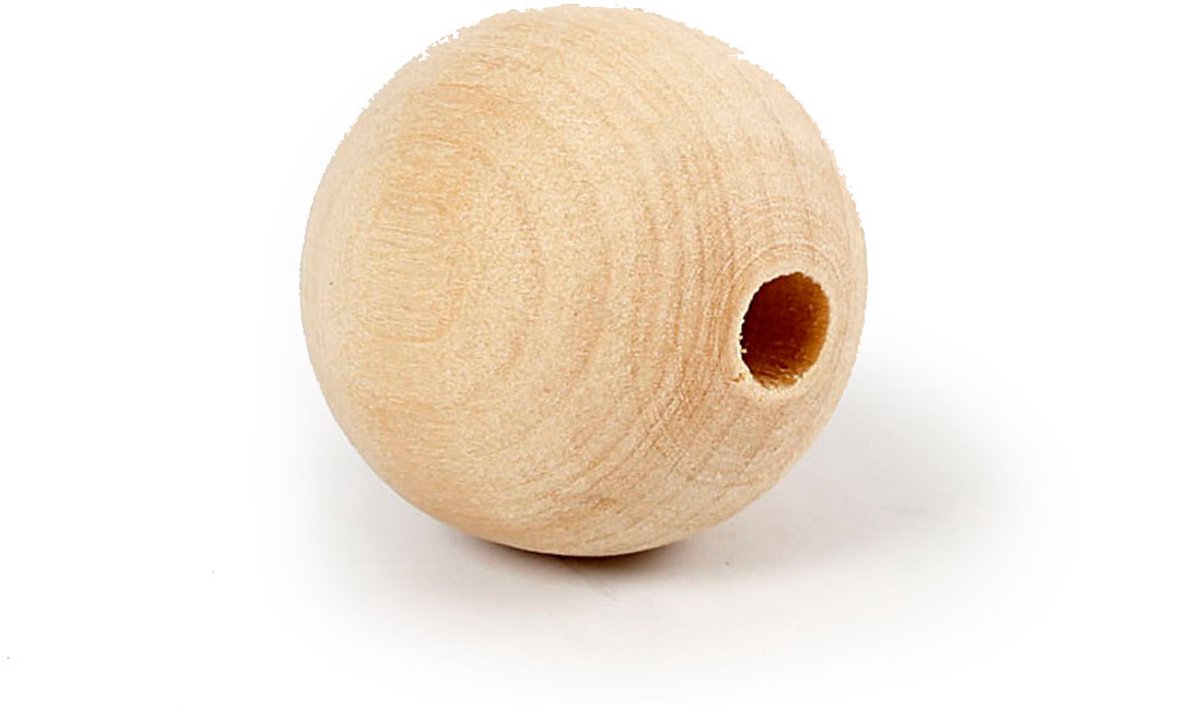 20MM Houten kralen | Love Circle - Kralen en Onderdelen