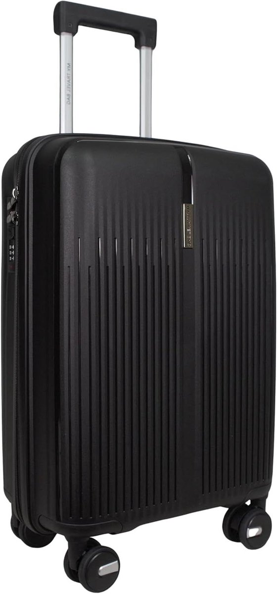 Reis Koffer - Trolley Koffer - Vakantie Reizen - Robuuste Harde Schaal - 66cm - Zwart