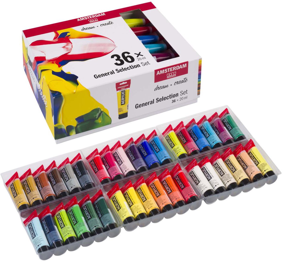 Amsterdam Standard Series acrylverf algemene selectie set | 36 × 20 ml — afbeelding 5