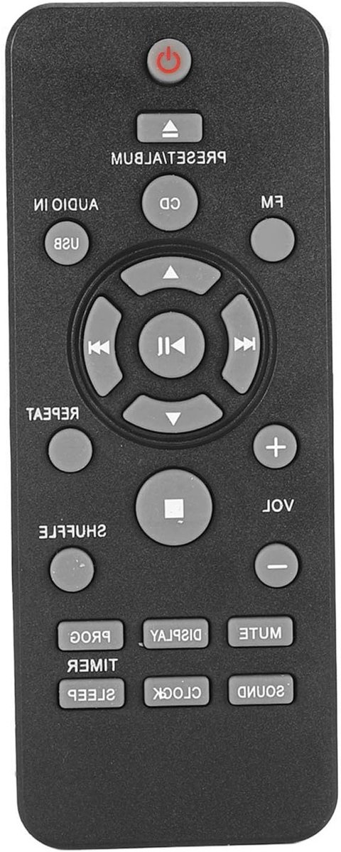 Vervangende afstandsbediening voor muziek stereo systeem - BTM2280 BTM2310, compatibel en gebruiksvriendelijk