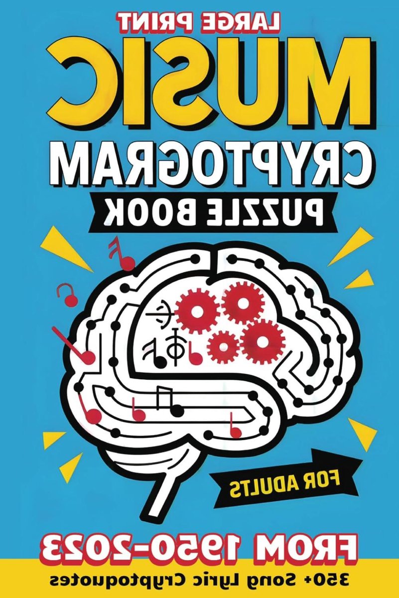 Muziek Cryptogram Puzzelboek - Songtekst Puzzels - Ontspannen Puzzelen - Grote Letters - 159 Pagina's - Niet Van Toepassing