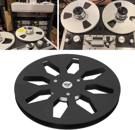 Lege Tape Spoel - Open Reel Tape - Muziek Opnemen - Luchtvaart Aluminium - 7 Inch - Zwart — afbeelding 4