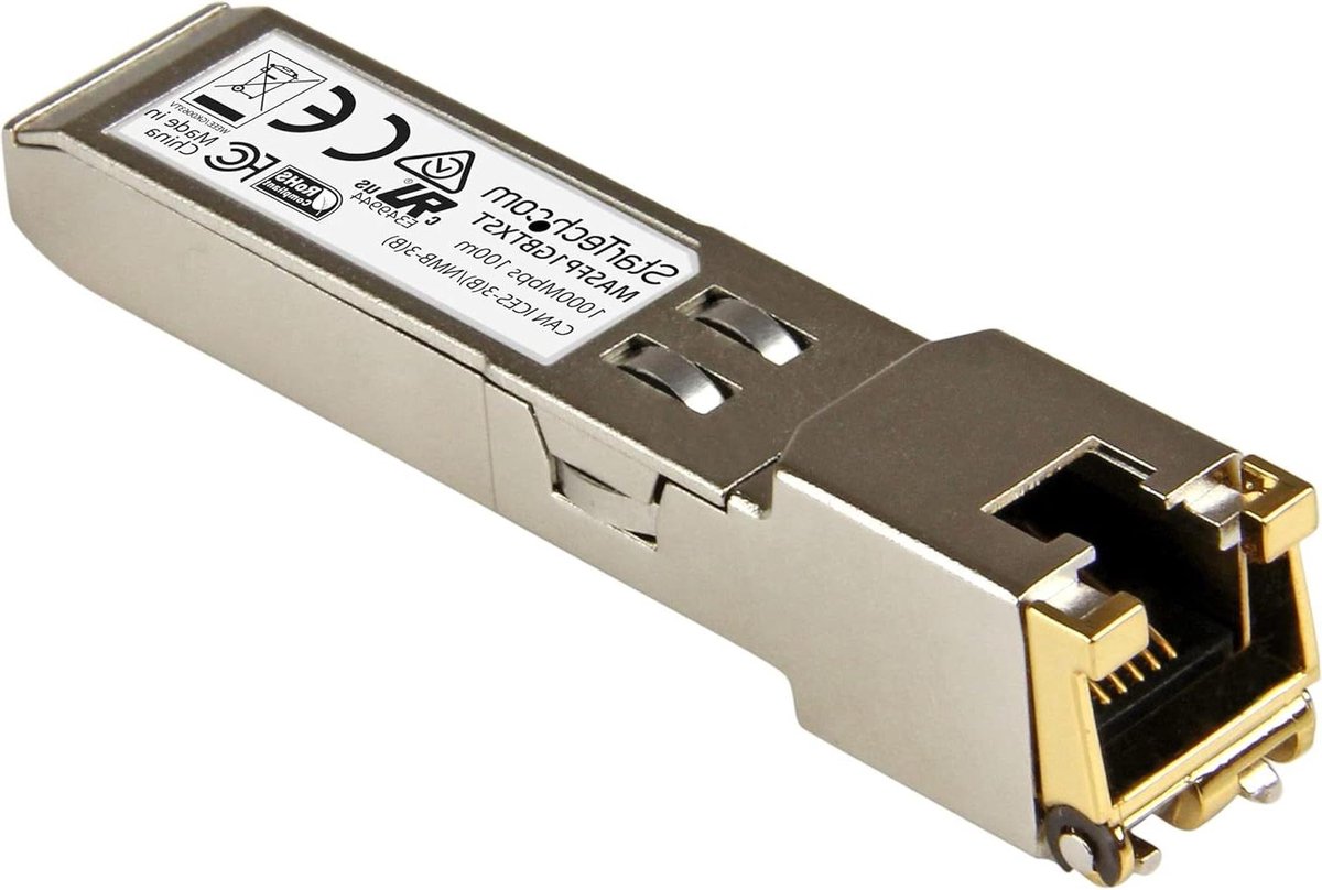 SFP Transceiver Module - Netwerkmodule Koper - Netwerkverbindingen Maken - 100% Compatibel Alternatief - 100m - Zilver