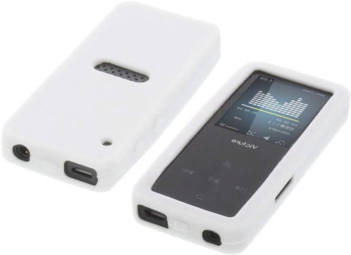 Beschermhoes MP3 Speler - Siliconen Case Rubber - Muziek Luisteren - Perfecte Pasvorm - 9.2 x 9 x 0.6 cm