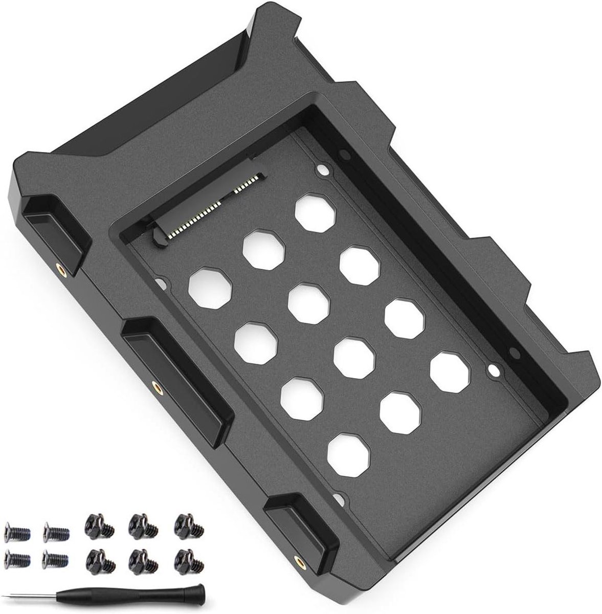 Harde schijf adapter - SSD montagekit - Opslag uitbreiden - Van 25 naar 35 inch - 147 cm - Zwart