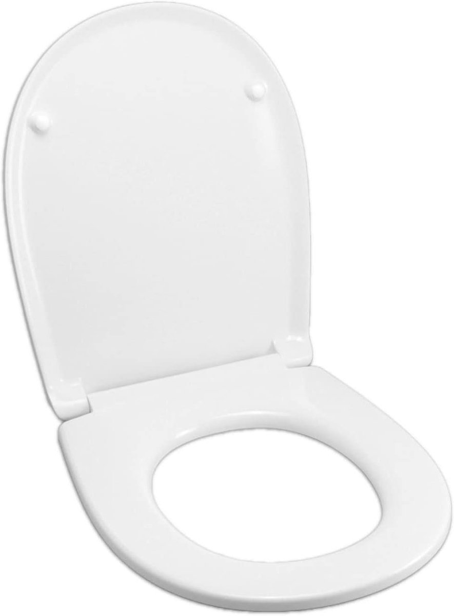 Toiletbril - WC-bril - Badkamer Vernieuwen - Thermo-isolerend Materiaal - Ovaal - Wit