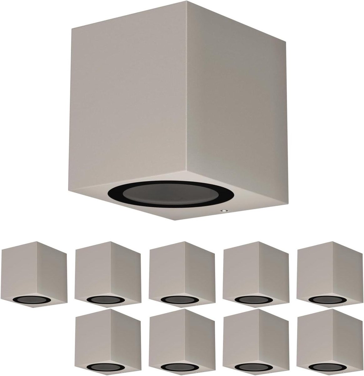 Wandlampen Buiten - Buitenlampen Muur - Terras Verlichten - Naar Beneden Gericht Licht - 68 x 80 x 75 mm