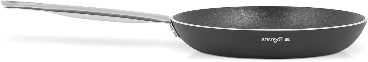 Koekenpan - Koekenpan met steel - Professioneel koken - Diamant versterkte coating - 28 cm - Zwart