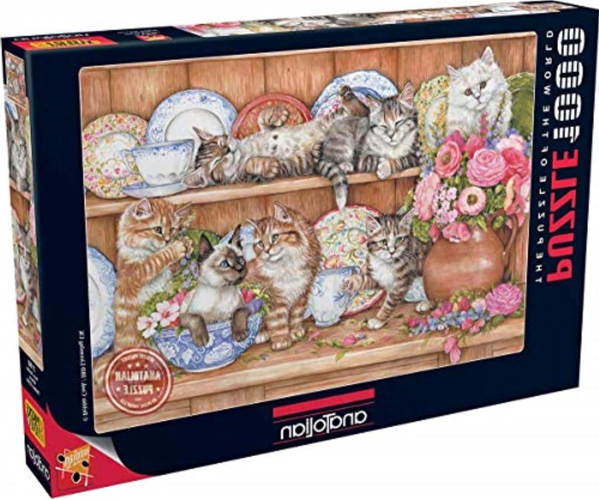 Kittens Legpuzzel - Puzzel Dieren - Ontspannend Tijdverdrijf - Uitstekende Afdrukkwaliteit - 1000 stuks - Meerkleurig