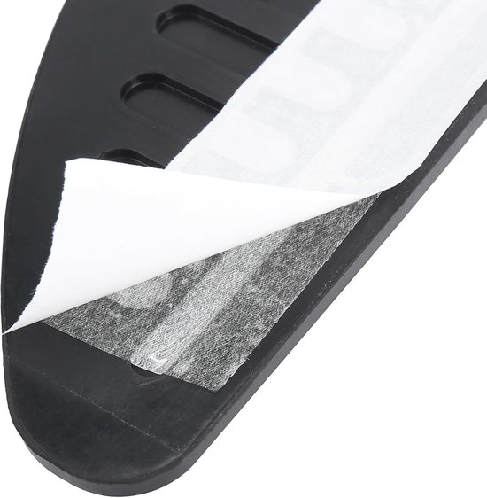 Voetsteun Pedaalhoezen - Antislip Pedaalmatten - Auto Rijden Verbeteren - Roestvrij Staal Rubber - 30.9 x 11.4 cm - Zilver van Merkloos — afbeelding 2
