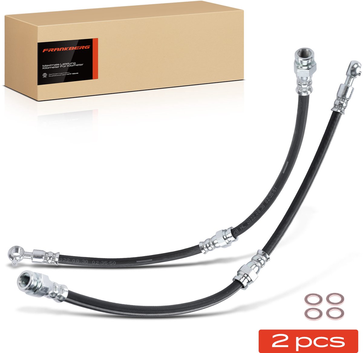 Frankberg 2x remslang voor links/rechts voor Mazda CX-5