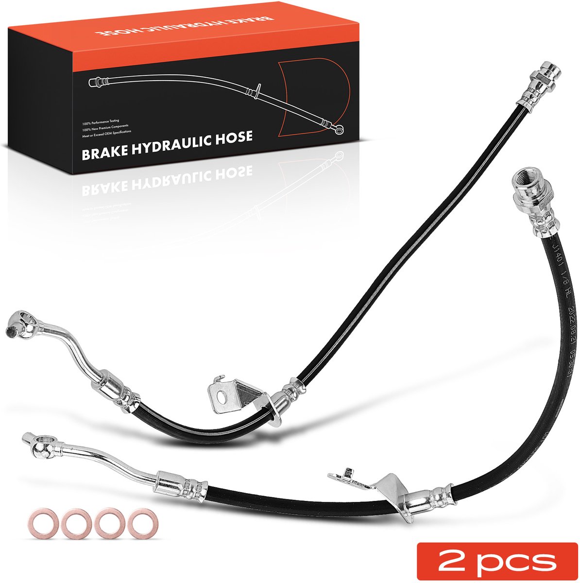 Frankberg 2x remslang voor links/rechts voor Hyundai iX35 KIA Sportage