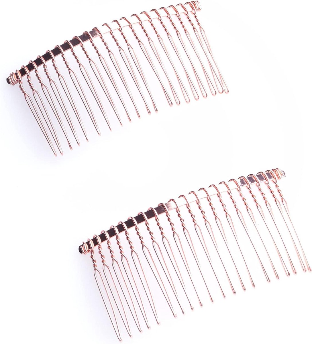 Bruiloft Sluier Kam - Haar Styling Accessoires - Bruids Haar Fixeren - Twisted Ring Ontwerp