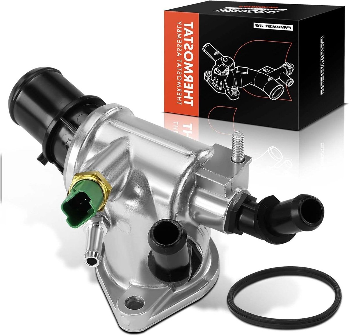 Koelmiddelregelaar Thermostaat - Koelwaterregelaar Motor - Motorkoeling Verbeteren - Directe Vervanging - 20 x 12.5 x 10 cm - null