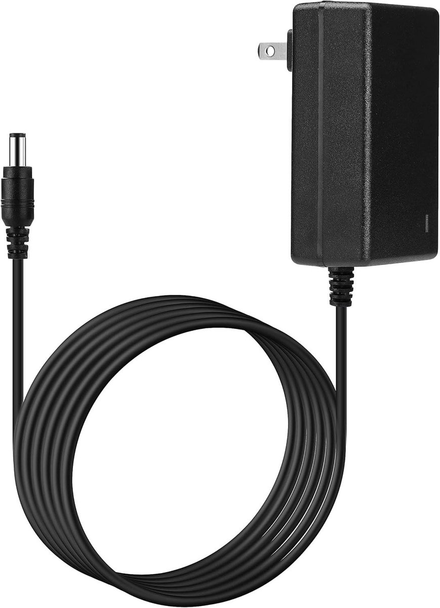 Stofzuiger Oplader - Voeding Adapter - Stofzuiger Opladen - Koperen DC Connector - 1.8 m - Zwart