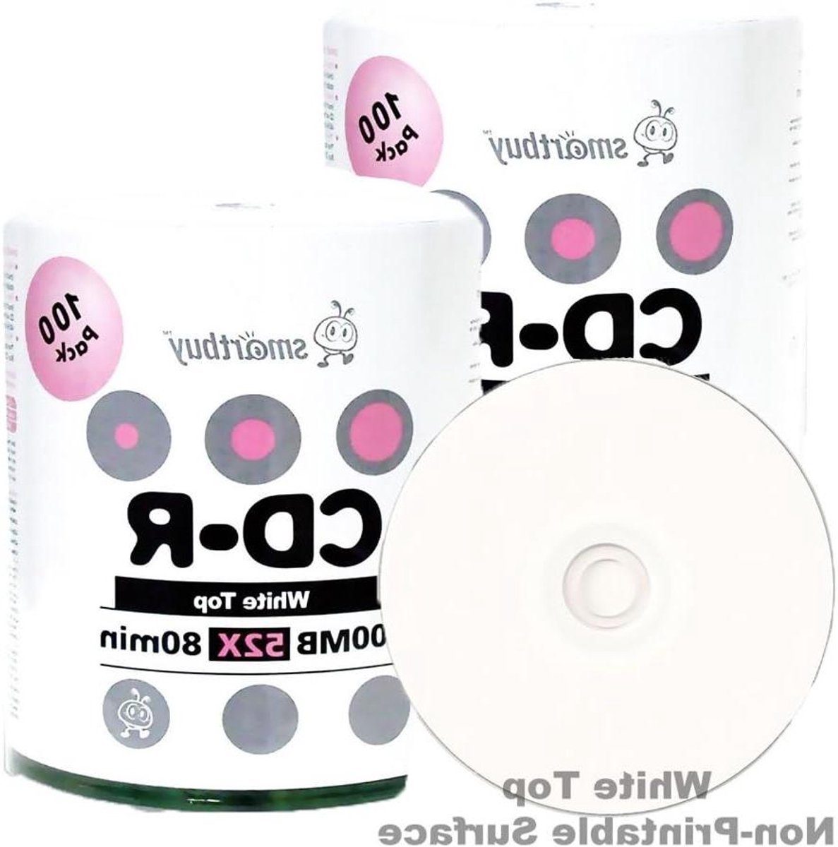 CD-R Media Discs - Lege CD's - Data Archiveren - Hoge Compatibiliteit - 700 MB / 80 Min - Wit