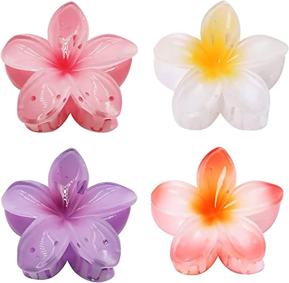 Grote Klauwclips - Bloem Haarclips - Haar Styling - Stevige Grip - 2319 x 1331 cm - Multicolor