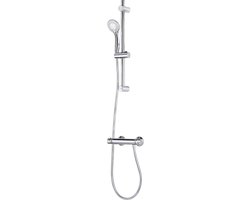 Thermostaatdouchezuil - Douchekraan Badkraan - Veilig Douchen - Safe-Touch Systeem - 266 Kilogram - Chroom