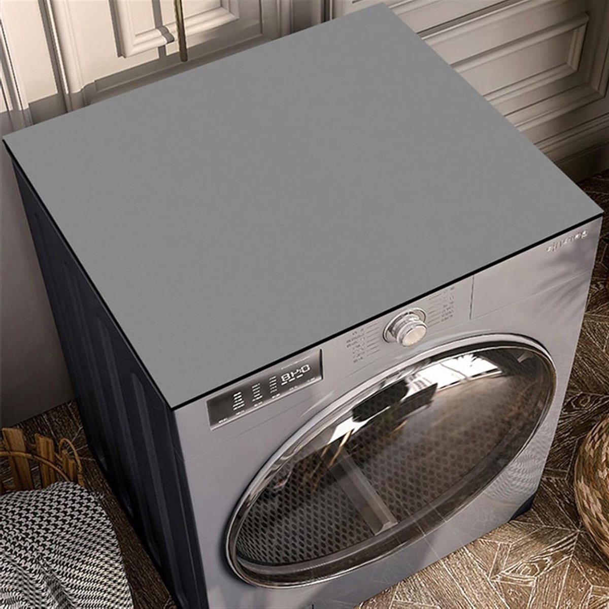 Wasmachine Drogerhoes - Apparaatbeschermer - Apparaten Beschermen - Antislip Bodem - 60 x 40 cm - Grijs