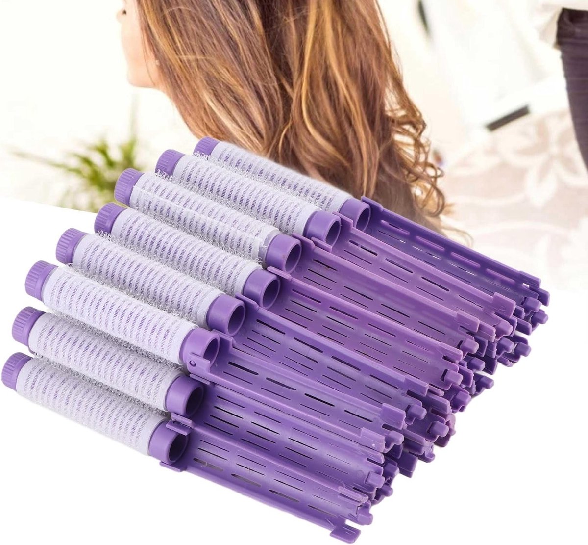 20 Stuks Haar Permanentstokken voor Fluffy Krullen, Professionele Krulset voor Haarstyling en Haarbehandeling