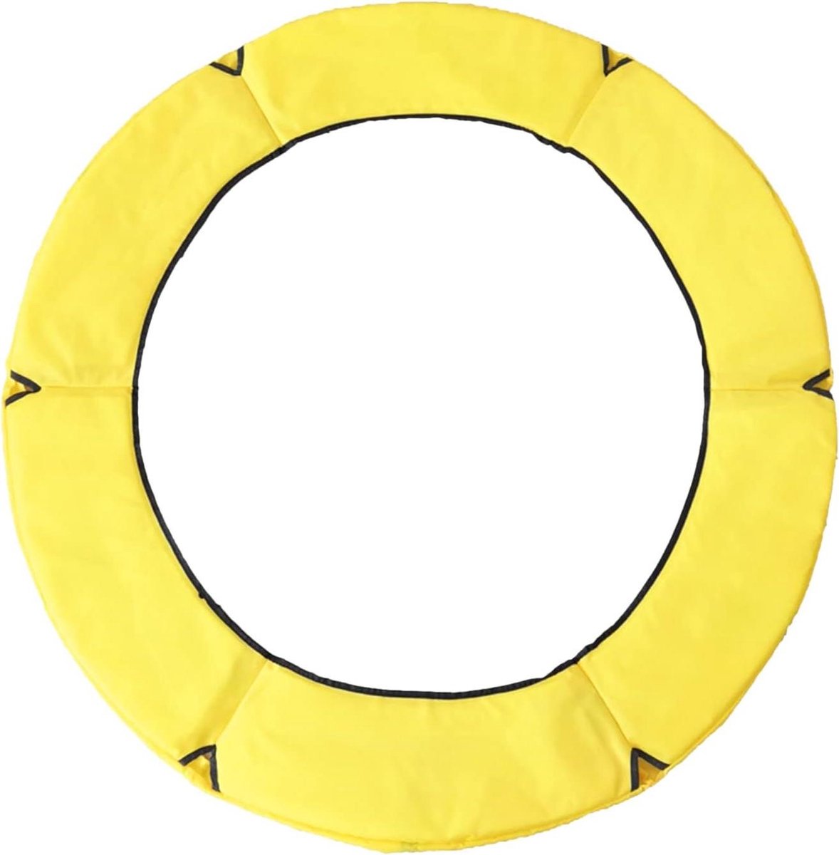 Trampoline Randafdekking - Veerafdekking Veiligheidsmat - Trampoline Veiligheid Verbeteren - UV-bestendig Scheurvast Materiaal - Diameter 140 cm - Geel