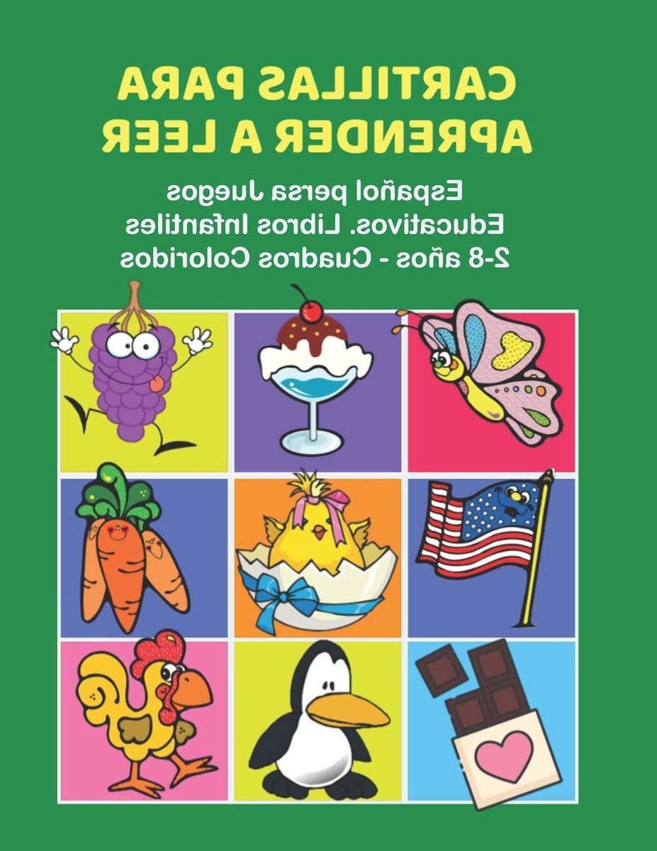 Leerboek Spaans - Kinderboek Woorden - Kinderen Leren Lezen - 200 Eerste Woorden - 21.59 x 27.94 cm - Gekleurd