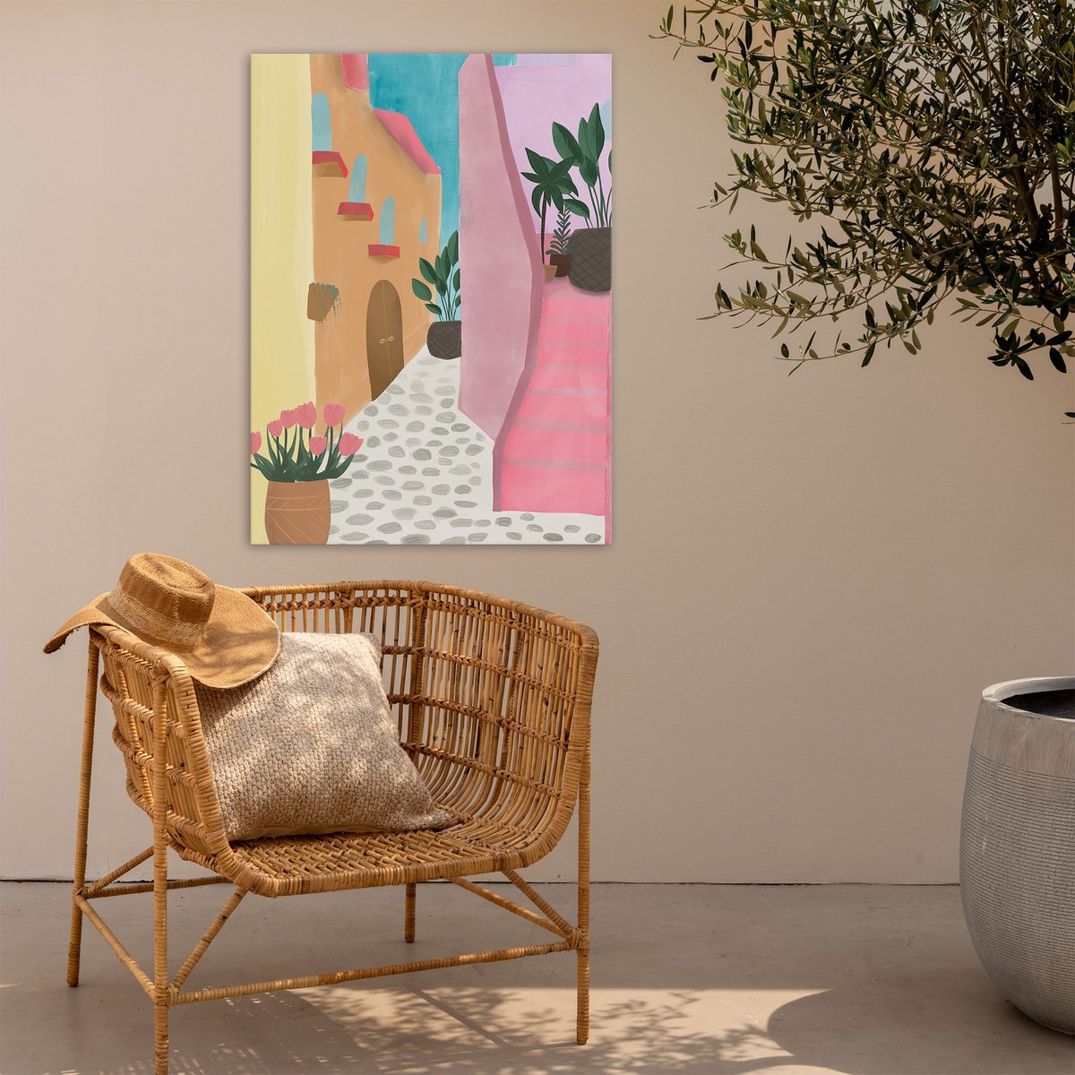 Art for the Home Buitencanvas Dromerige Laan