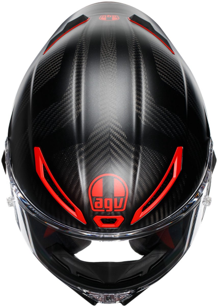 AGV PISTA GP RR INTREPIDO MATT CARBON/BLK/RED - Maat XXL - Integraal helm - Scooter helm - Motorhelm - AGV PISTA GP RR INTREPIDO MATT CARBON/BLK/RED - Maat XXL - Scooterhelmen mannen en vrouwen. – foto 5