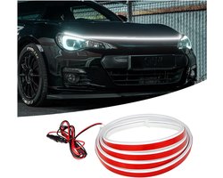 Auto Kap Licht Strip, Exterieur Auto LED Licht Strip, 1,8 m 12V Dagrijverlichting, Waterdichte Flexibele Omgevings Koplamp, Auto Accessoires Decoratieve Sfeerlamp voor Auto's SUV's