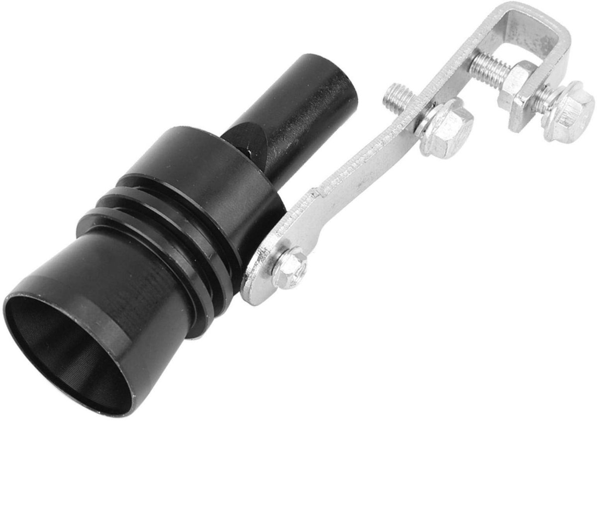 Allecto - Turbo Sound Whistle - Geluidsimulator - Aluminiumlegering - Zwart - Uitlaat Pijp - Ideaal voor Auto's - Model TC-XL