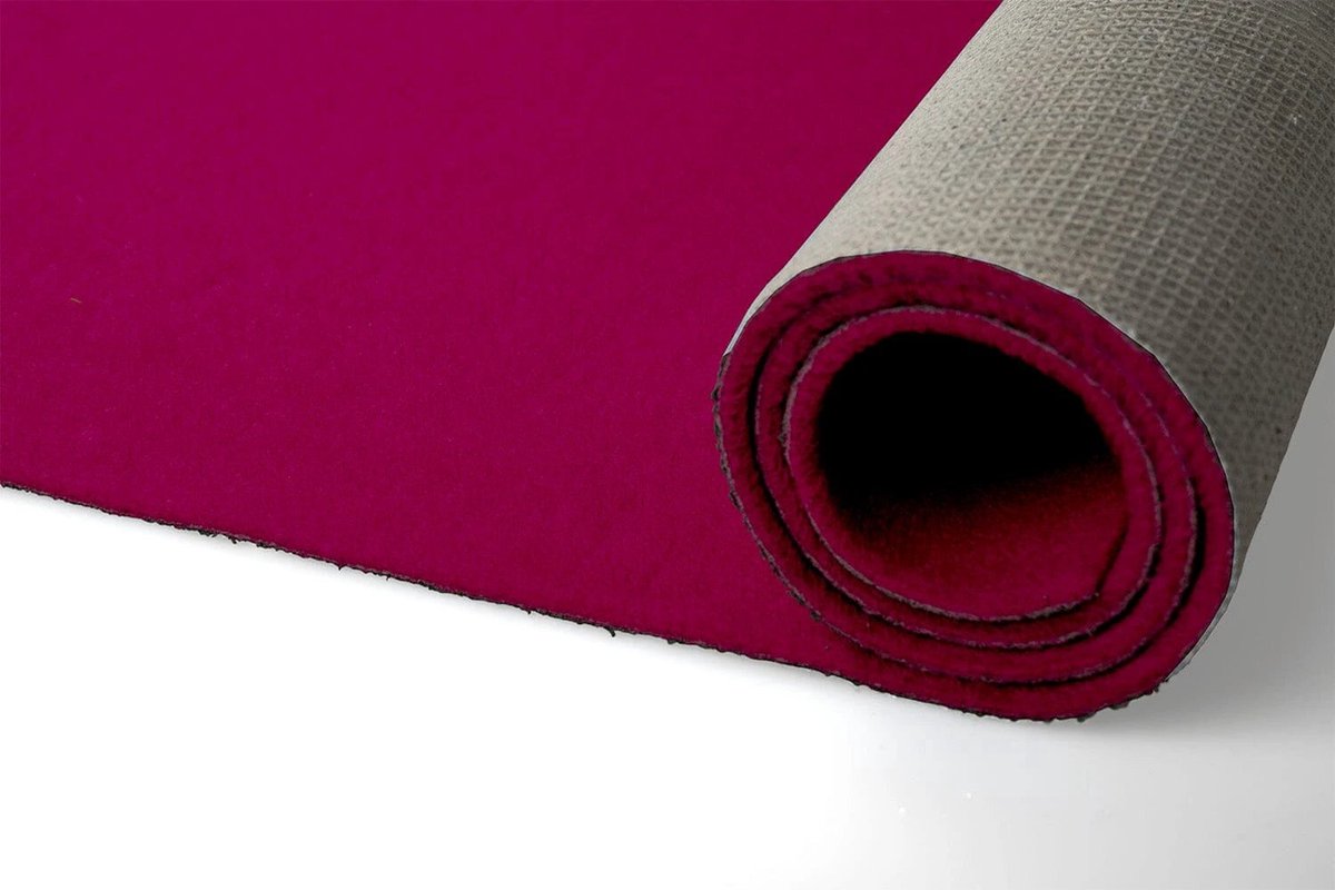 GJ Floors - fuchsia indoor/outdoor loper | Dallas - Breedte: 1 / 2 meter - Dikte: 5 mm - Geschikt voor: Indoor / Outdoor