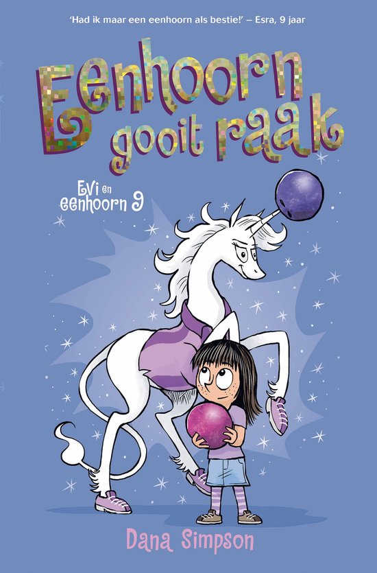 Evi en eenhoorn 9 - Eenhoorn gooit raak - cover