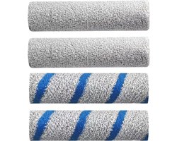 4 stuks Rolmop voor Ecovacs Deebot X8/X9/X11/T80 stofzuiger vervanging voor Yeedi S14 Plus stofzuiger - Wasbaar