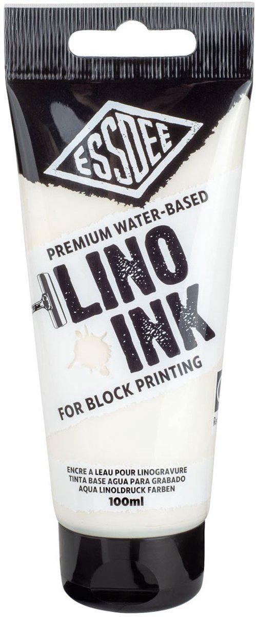 Essdee Block printing ink Premium Quality Wit 100ml