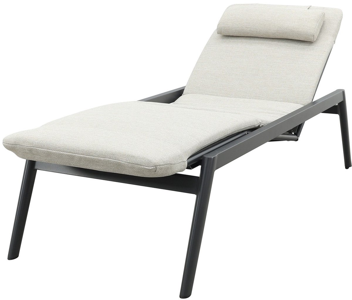 Corfu verrijdbaar ligbed incl. kussen - Royal Grey