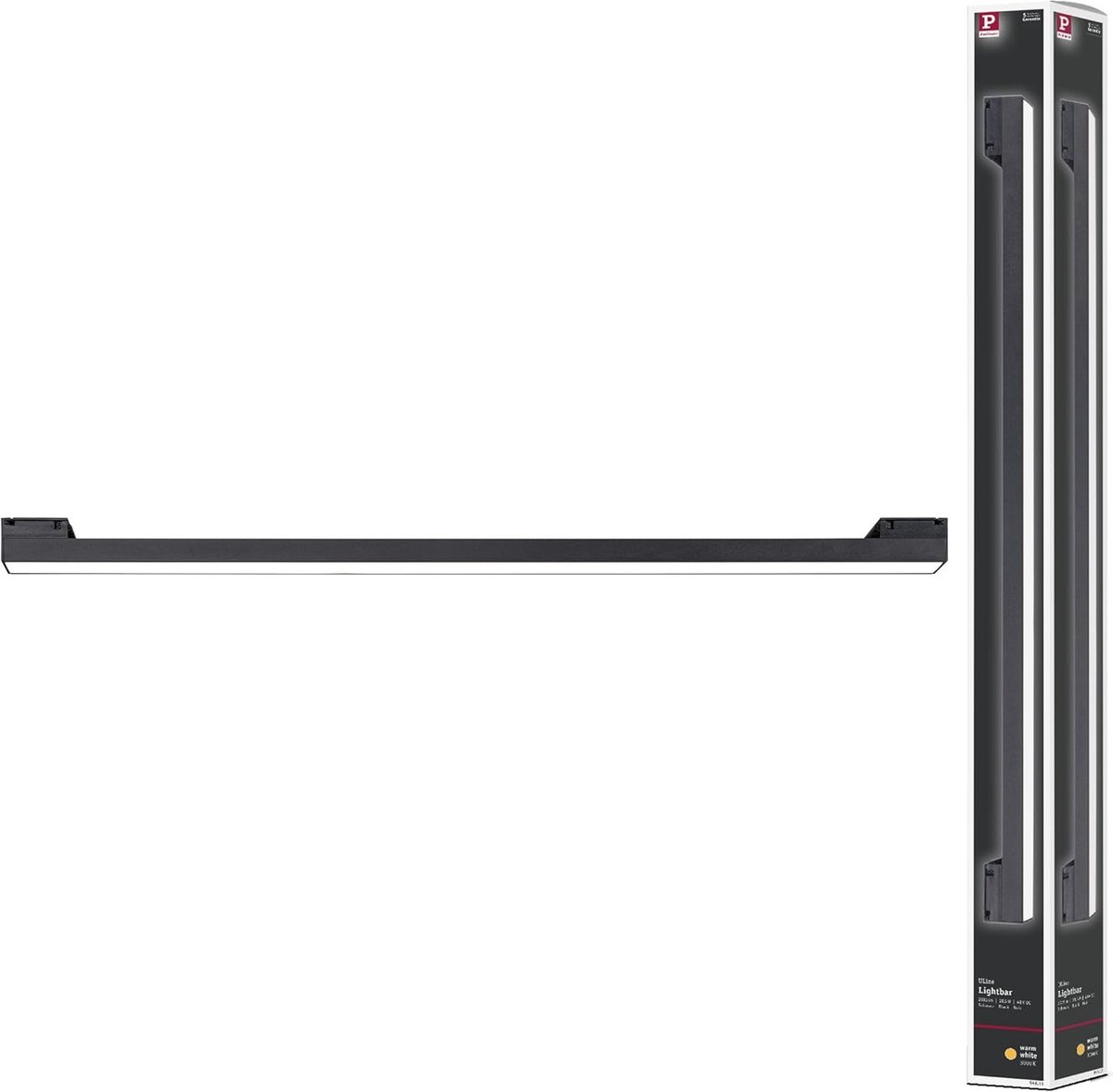 Paulmann 94613 ULine LED-spotlightbalk 1025lm 18,5W 650x29mm 3000K Zwart