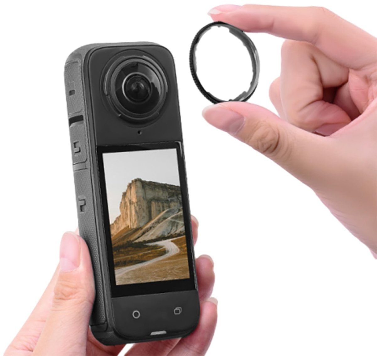 Allecto - Double Lens Protectors - Lensbeschermer - Anti-scratch - Plastic - Antivingerafdruk - Bescherming tegen schokken - Geschikt voor Insta 36...
