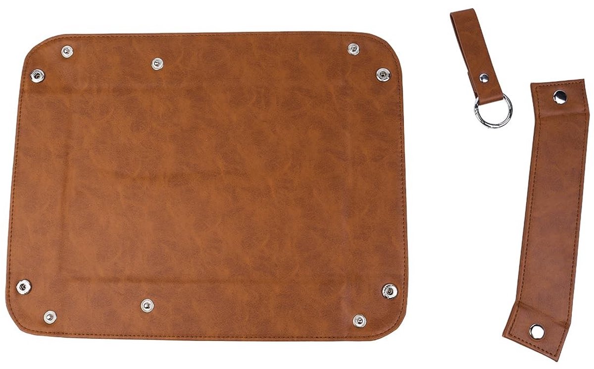Allecto - Valet Tray - Organiser voor opa - Elegant design - PU leer - Perfect cadeau voor mannen - Handig voor sleutels, telefoon, portemonnee - I...