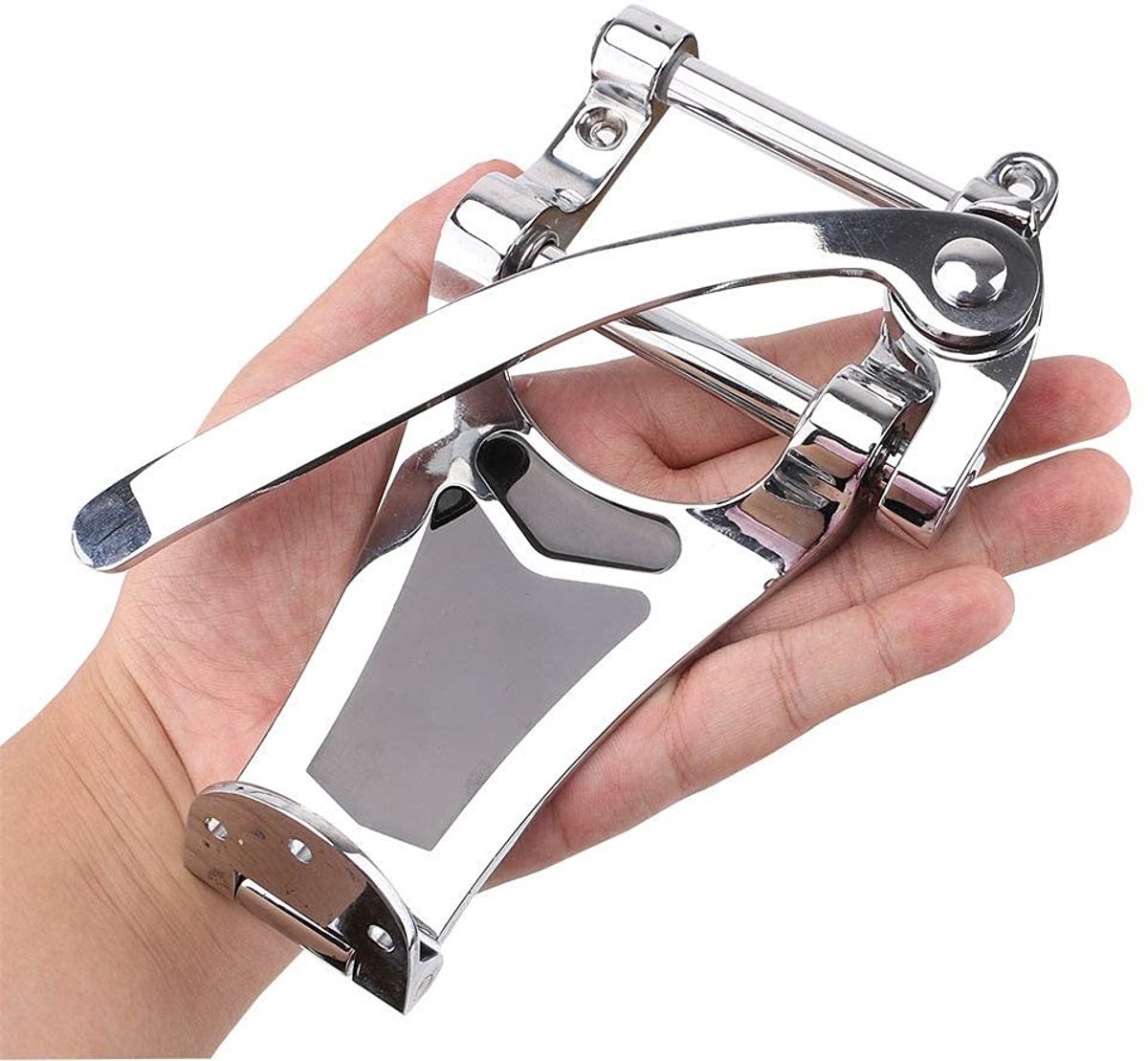 Allecto - Jazz Gitaar Tremolo - Vibrato Bridge - Perfecte Schommelende Staartstuk - Geschikt voor Archtop - Ideaal voor Epiphone en Bigsby