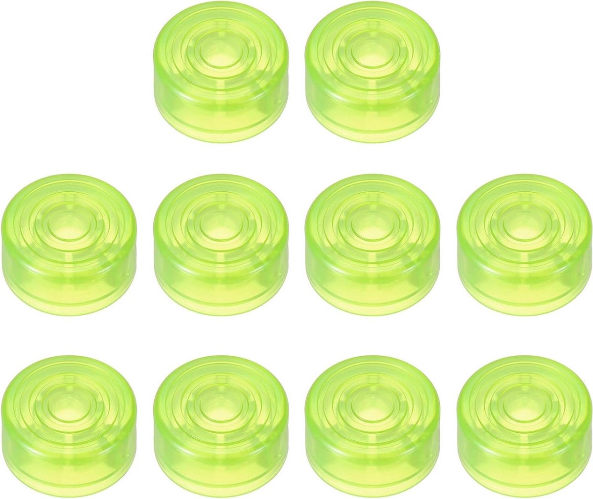 Voetschakelaar Kappen - Pedaal Covers - Muziek Maken - Vergroot Aanraakoppervlak - 10mm Binnenmaat - Groen