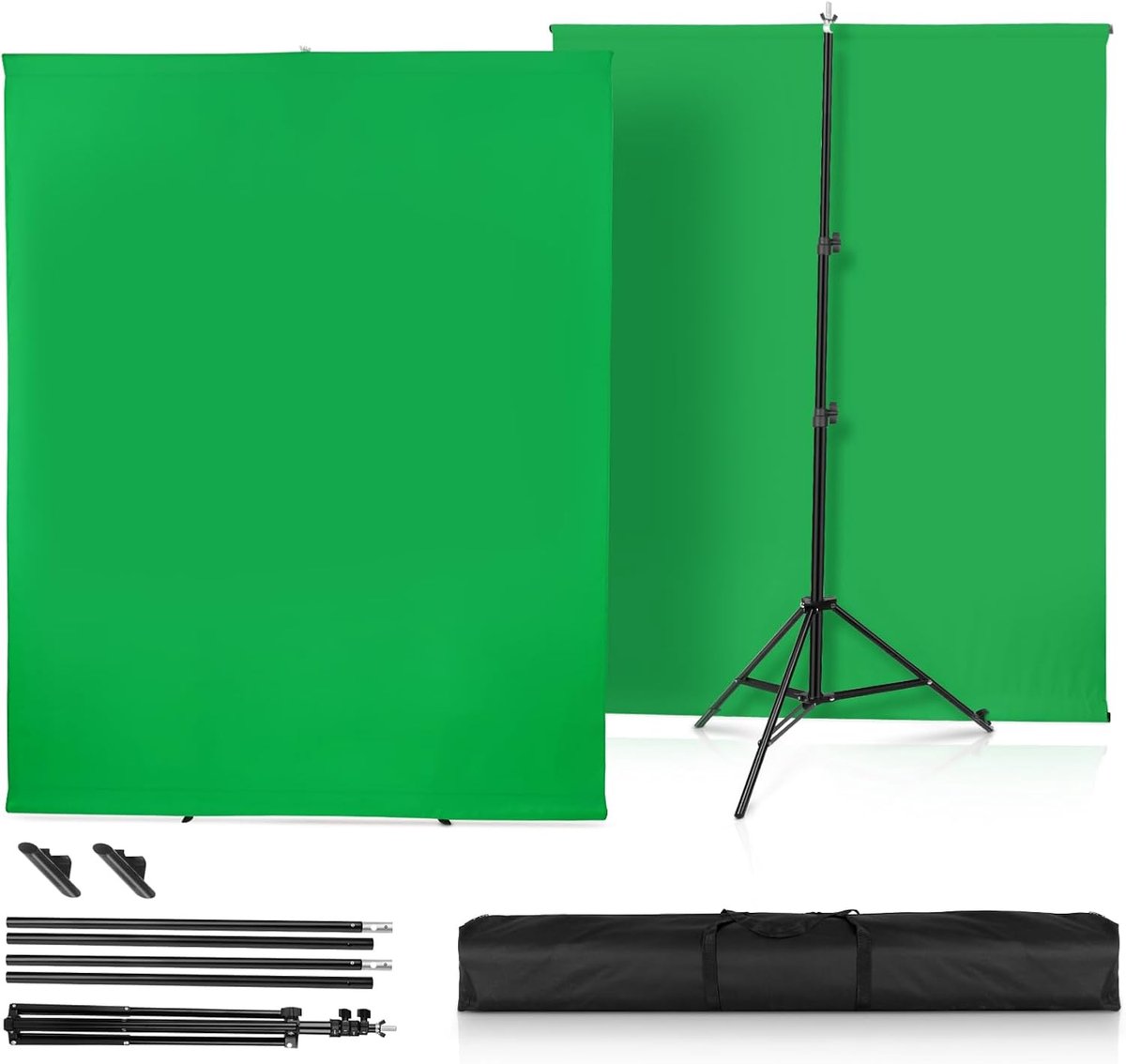 Green Screen met Statief - Achtergronddoek - Studioachtergrond - studio set