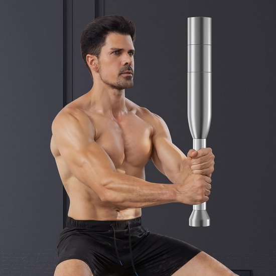 Verstelbare Steel - Fitness Club - Spieropbouw Fitness - Massief Stalen Constructie - 4-14 kg Opties - Zilver — afbeelding 2