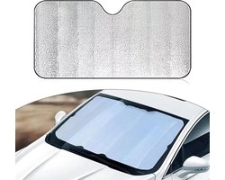 Zonnescherm Auto - Zonnescherm Auto Voorruit - Aluminiumfolie - Opvouwbaar - Auto Zonnescherm - Zonwering - UV Protectie - Geschikt Vries Deken Auto,Zonwering Auto Voorruit,Zonwering Raam - 140*70cm